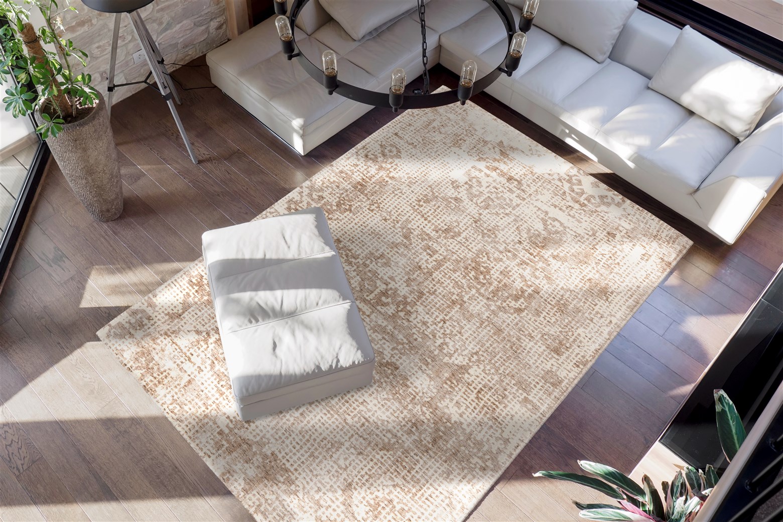 Teppich Puerto 225 Beige / Creme 120cm x 170cm