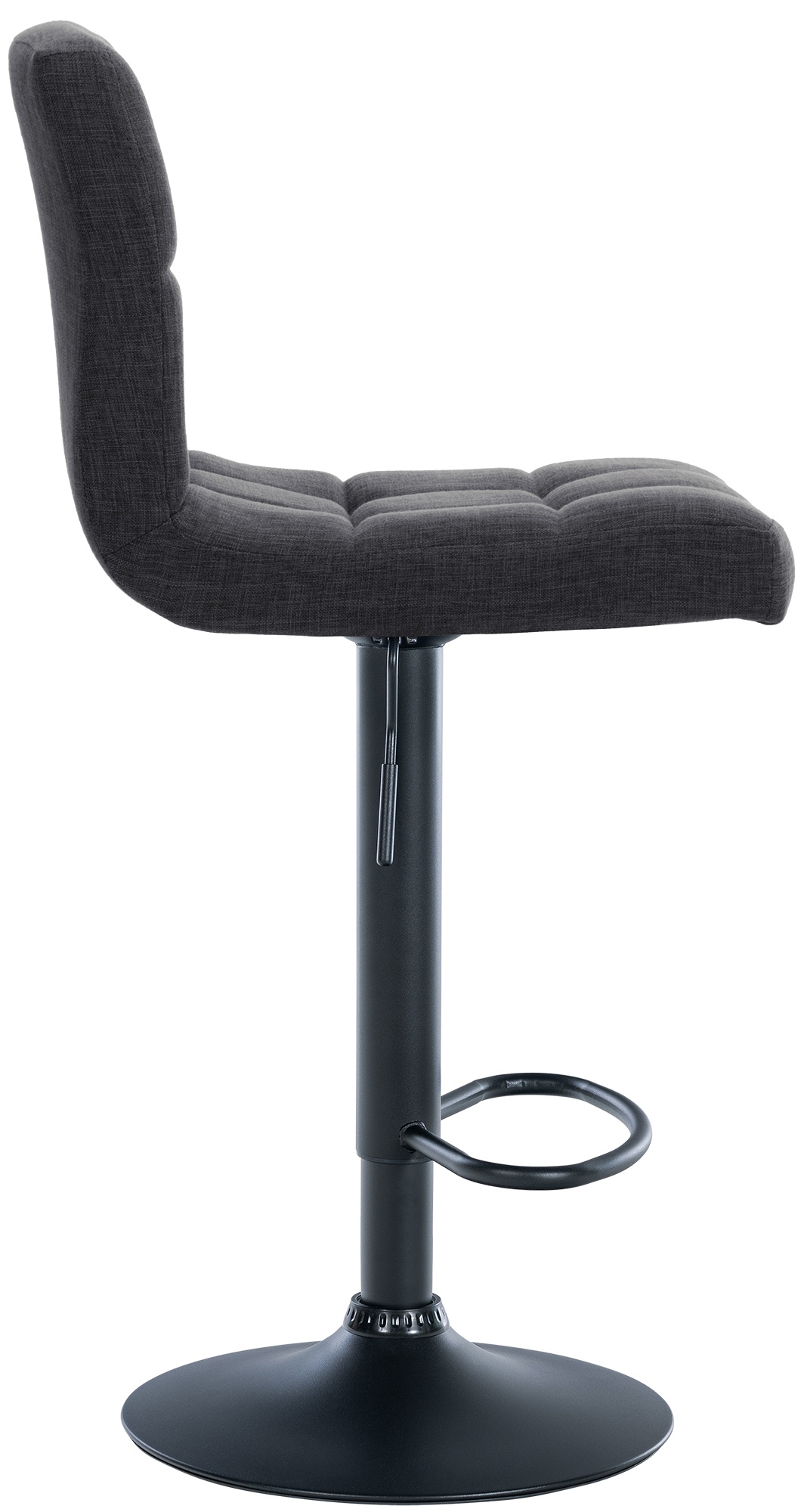 2er Set Barhocker Calma Stoff schwarz