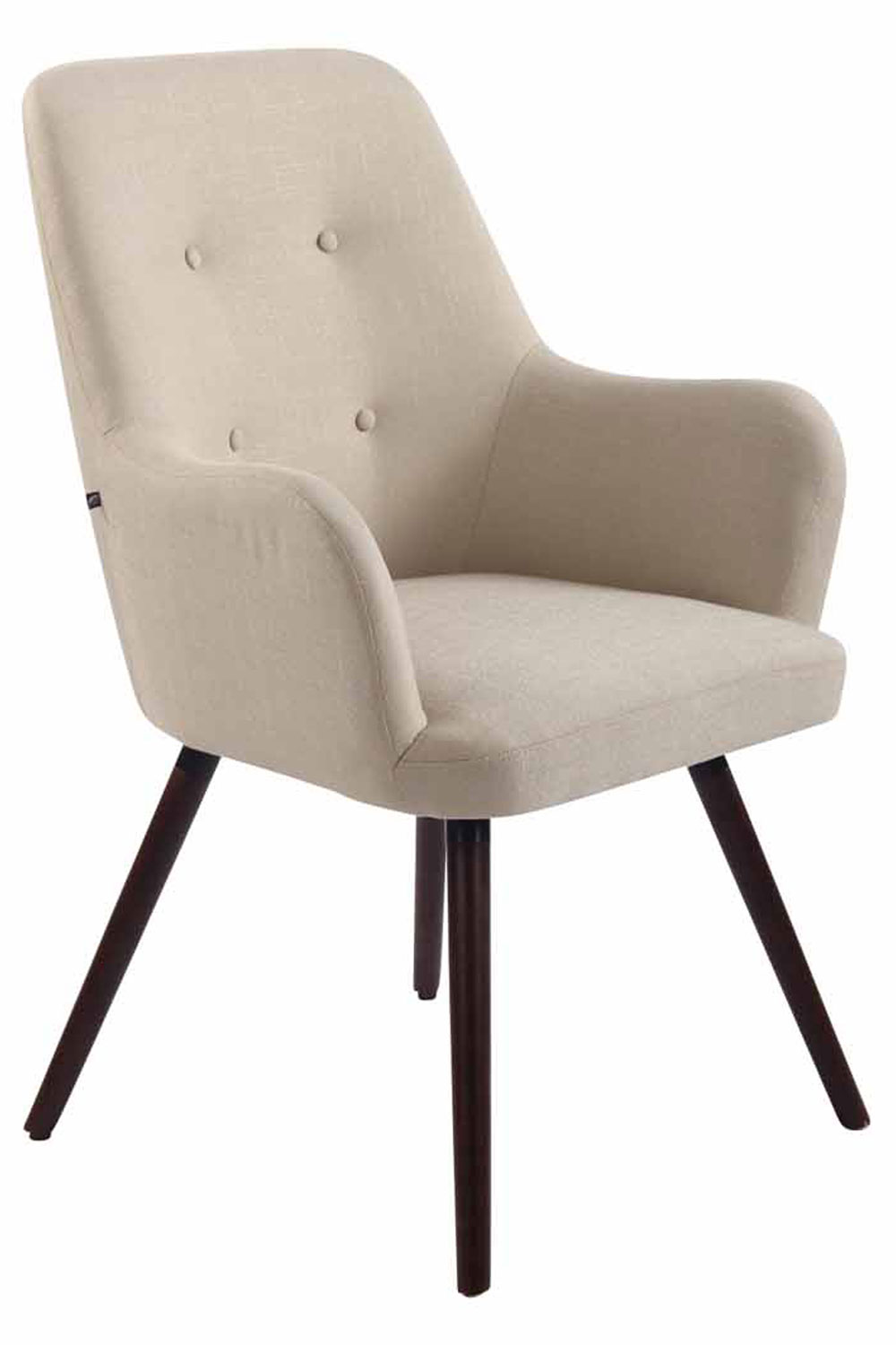 Lounger Aarhus Stoff walnuss