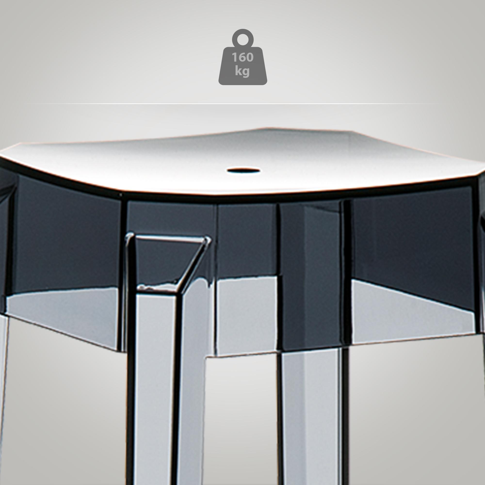 2er Set Barhocker Fox, transparent