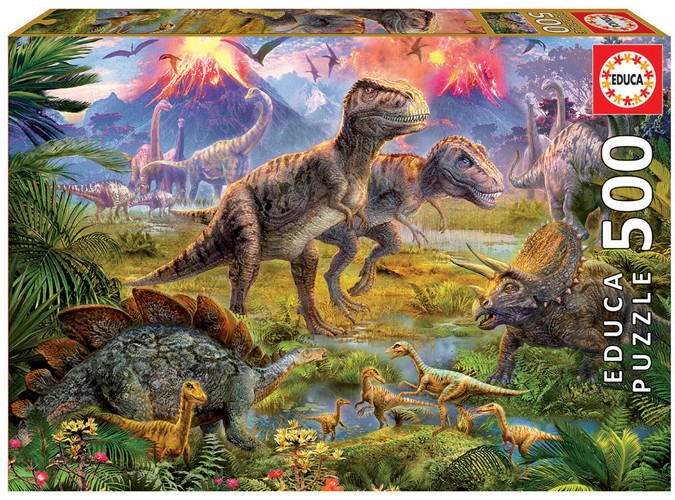 Educa Puzzles Educa Puzzle 9215969 - Dinosaur Gathering - 500 Teile Puzzle