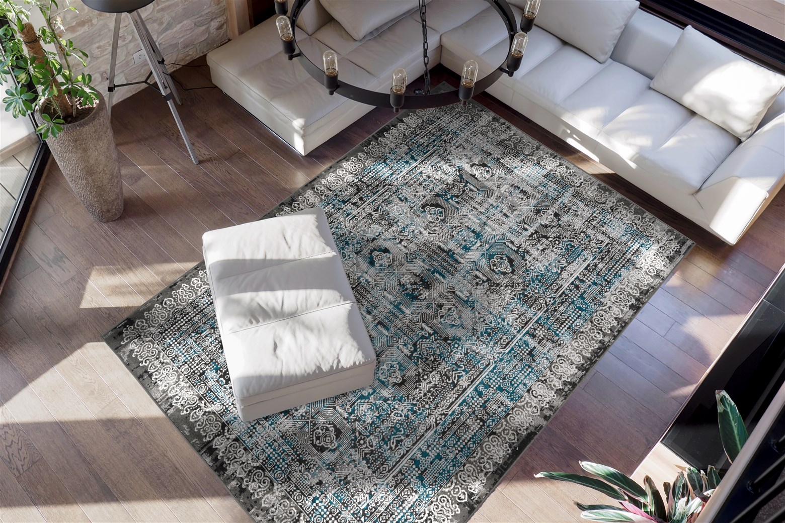 Teppich Ariya 525 Blau 80cm x 150cm