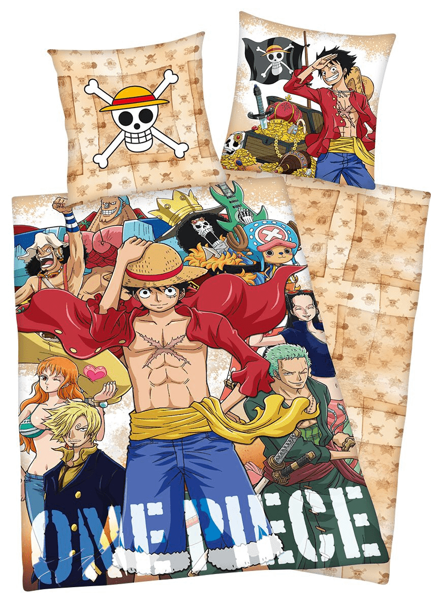Herding Textilien One Piece - Wendebettwäsche (Renforcé) - 80 x 80 / 135 x 200 cm