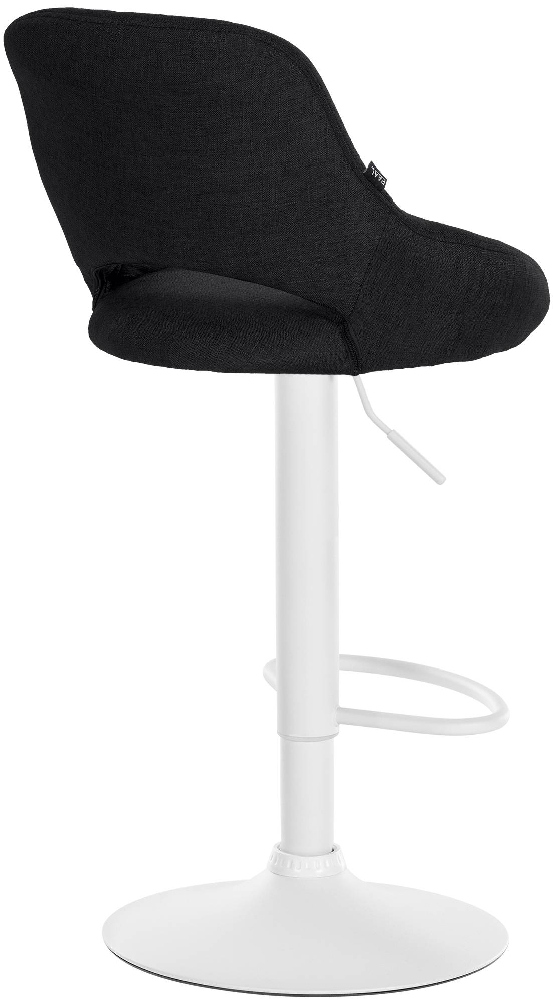 Barhocker Milet Stoff weiß