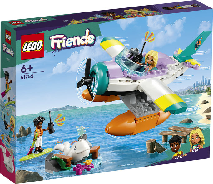 LEGO® Bau- & Konstruktionsspielzeug LEGO® 41752 - Friends Seerettungsflugzeug (203 Teile)