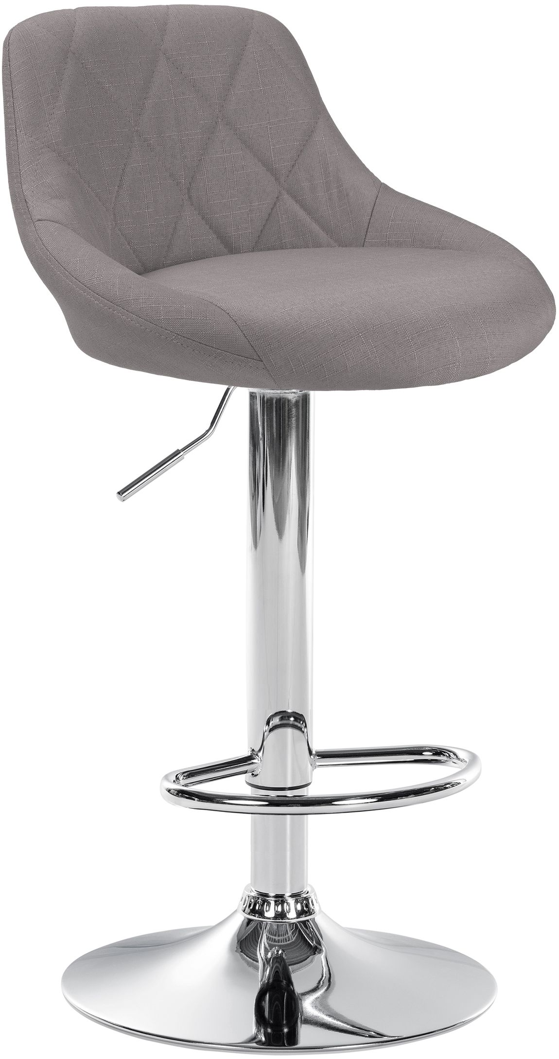 Barhocker Lazio Stoff chrom