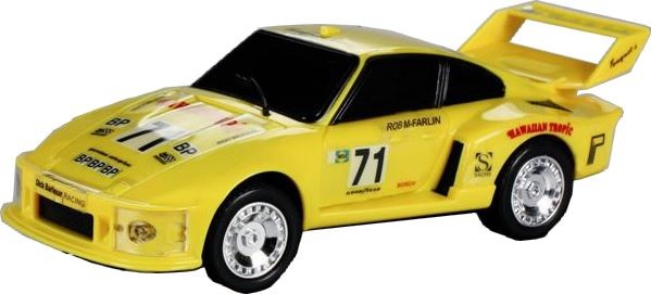 AUTEC Elektronisches Spielzeug RC Porsche Turbo 935 gelb - ferngesteuertes Modellauto