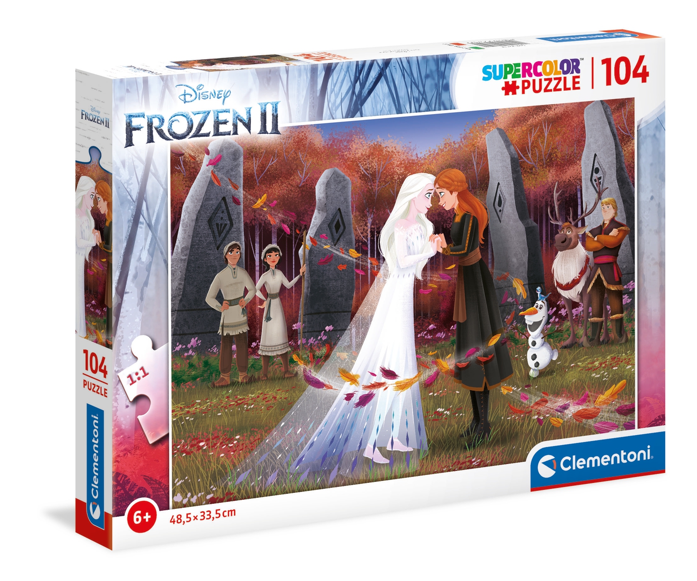 Clementoni Puzzles Clementoni 25719 - 104 Teile Puzzle - Frozen 2/ Die Eiskönigin 2