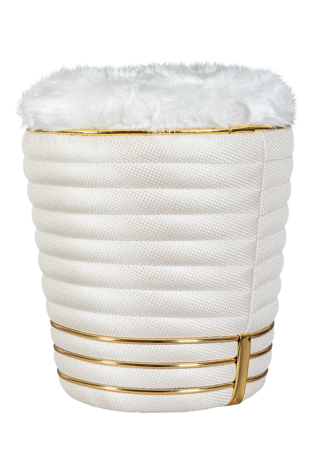 Hocker Hocker Doric 345 Elfenbein / Gold