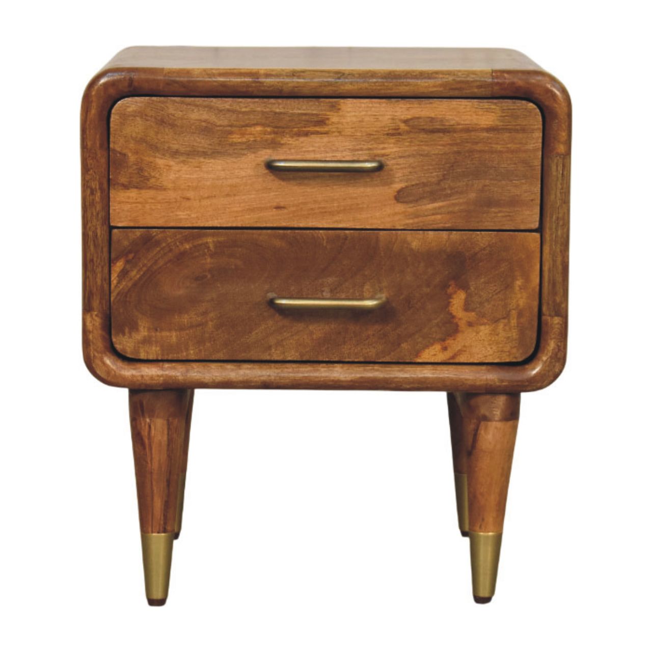 Nachttisch aus Amber Oak