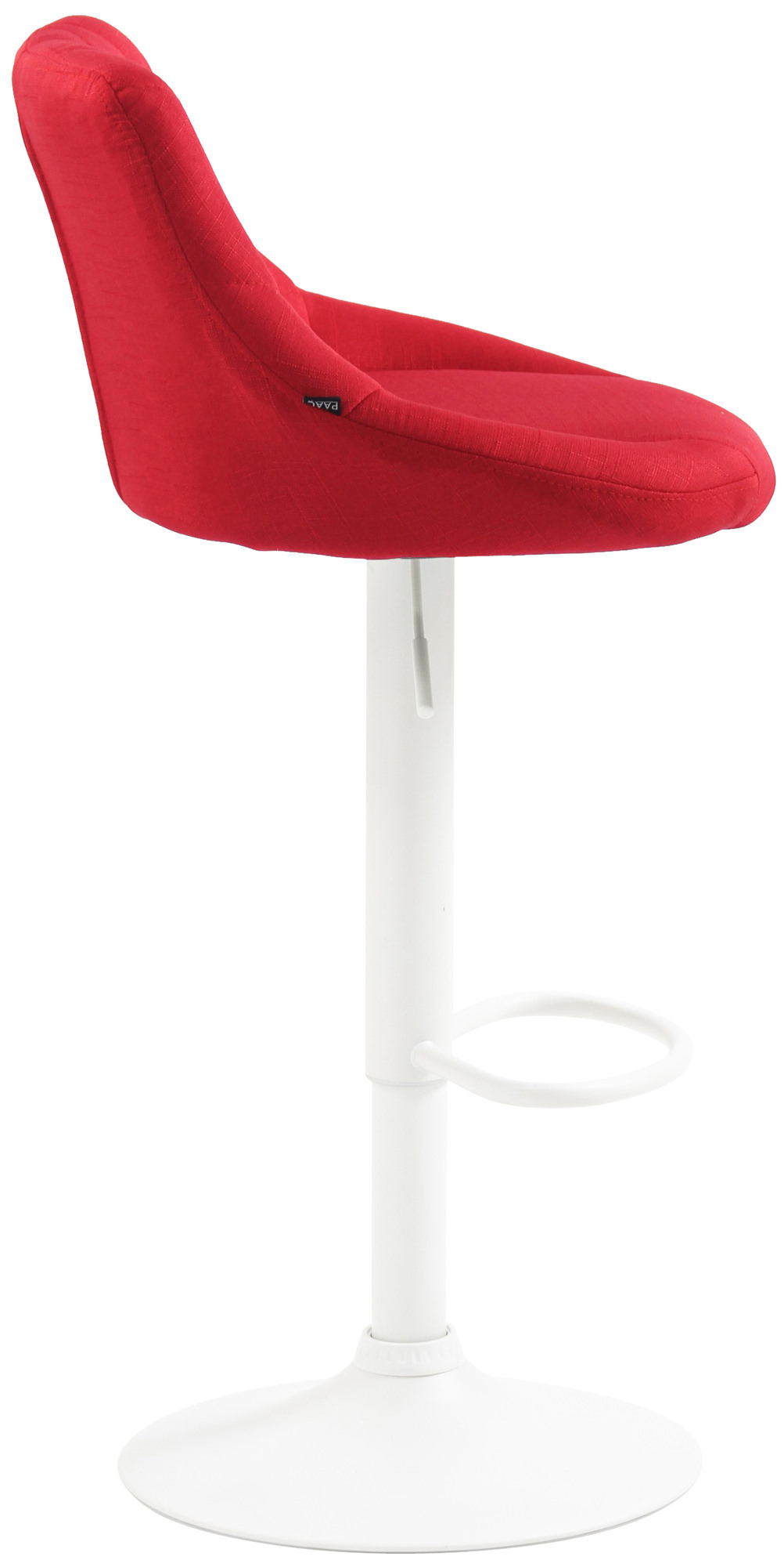 Barhocker Lazio Stoff weiß