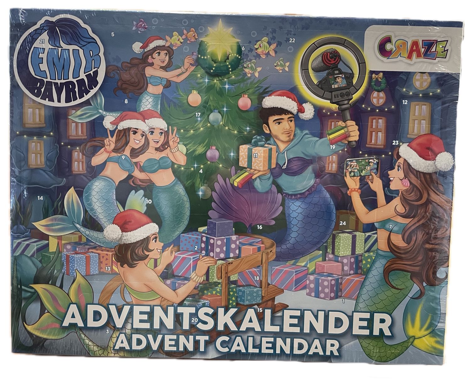 CRAZE Saisonartikel Emir Bayrak Mermaid - TikTok Star Adventskalender