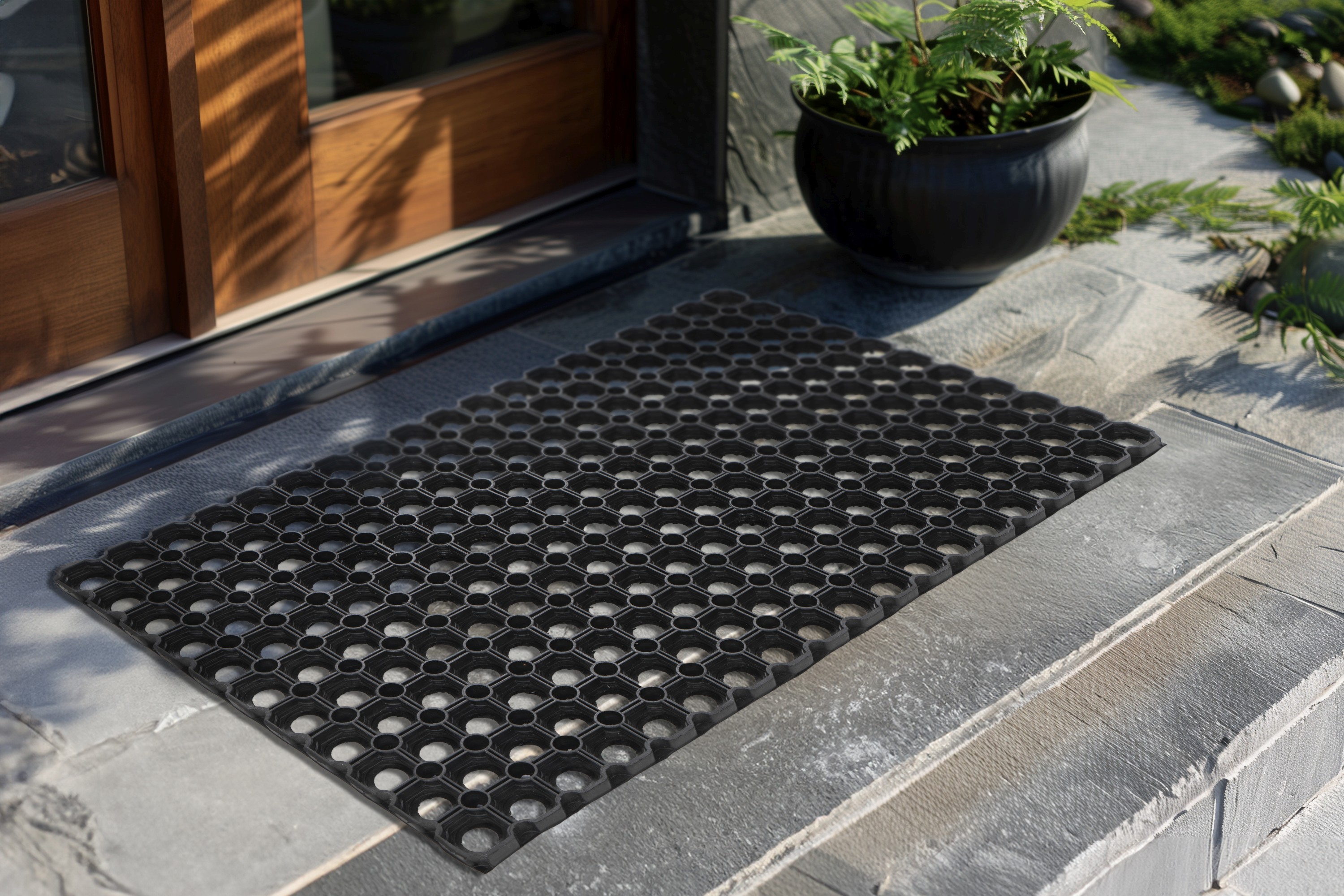 Fußmatte Fußmatte Clean Way 125 Schwarz 40 x 60 cm