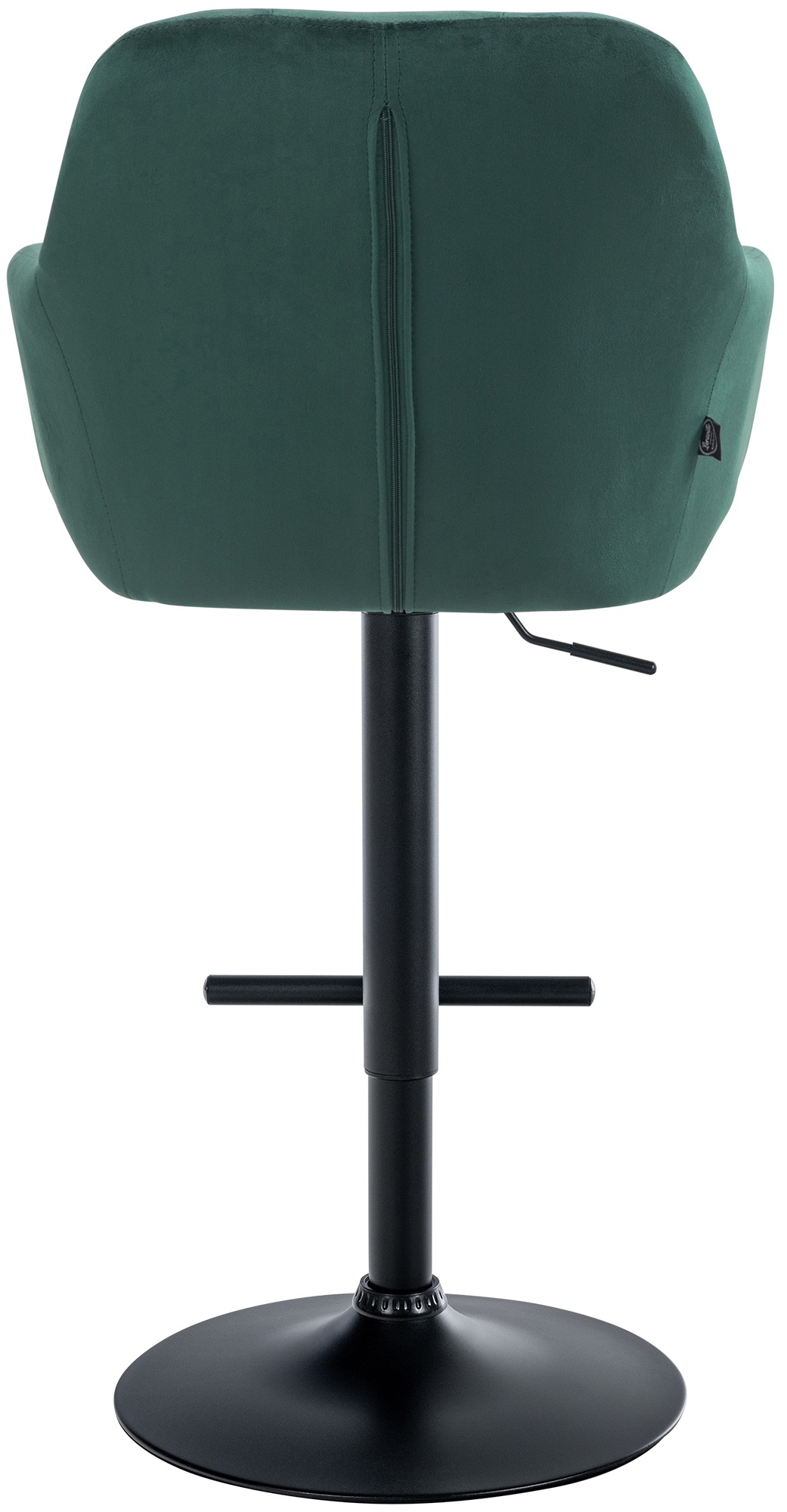 Barhocker Natoma Samt schwarz