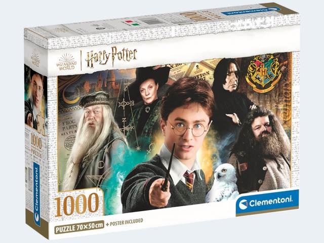 Clementoni Puzzles Clementoni 39787 - 1000 Teile Puzzle - Harry Potter Compact - Harry Potter