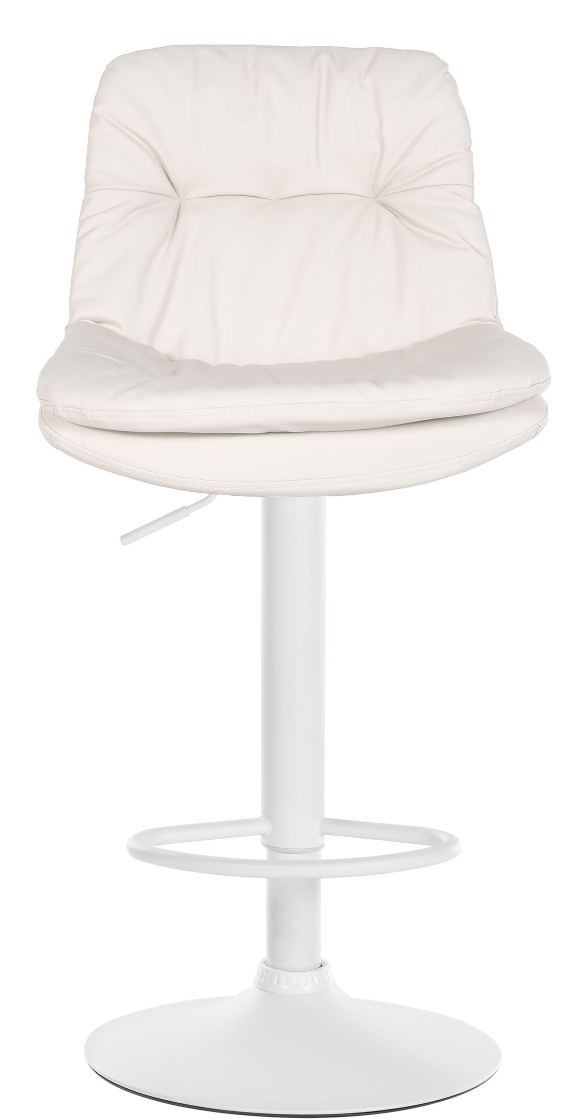 Barhocker Laurel Kunstleder weiß