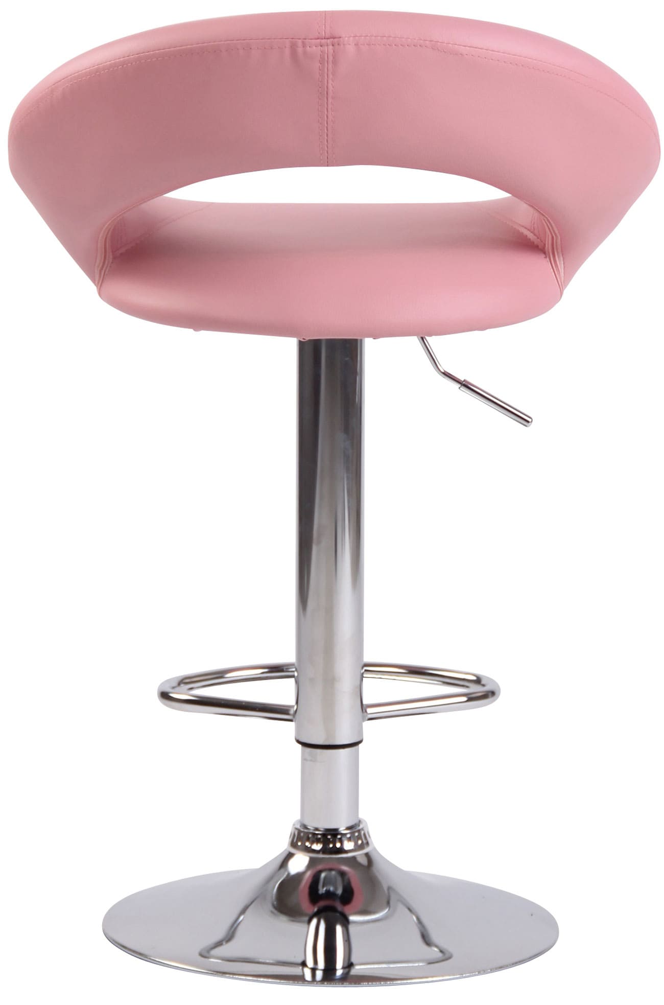 2er Set Barhocker Olinda Kunstleder chrom