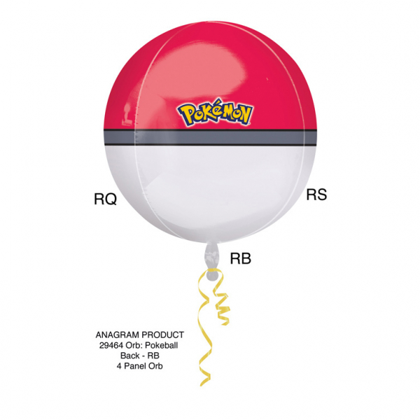 Riethmüller - Amscan Party & Deko Pokémon - Folienballon Pokéball