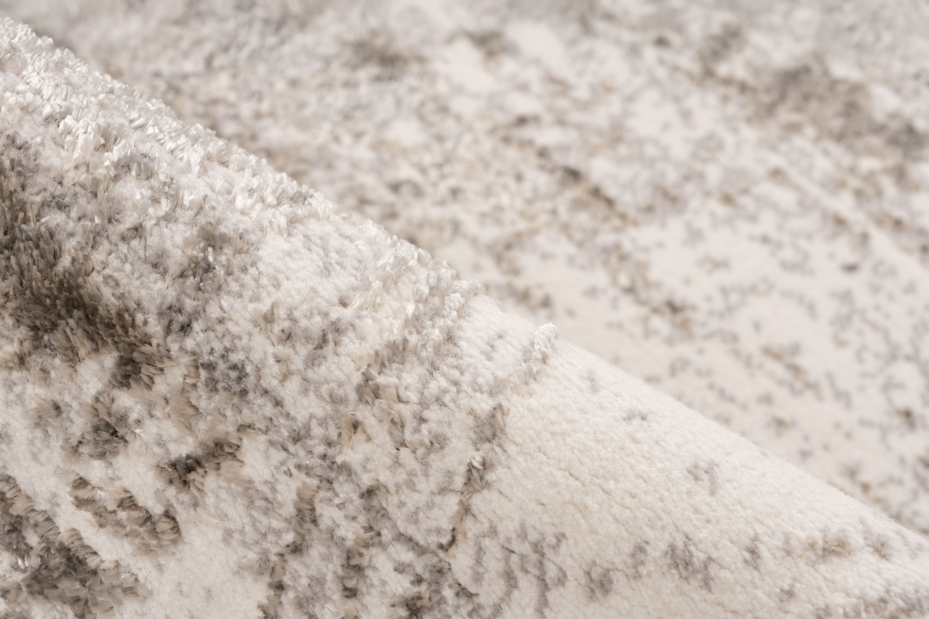 Teppich Chalk 325 Silber / Beige 80 x 150 cm