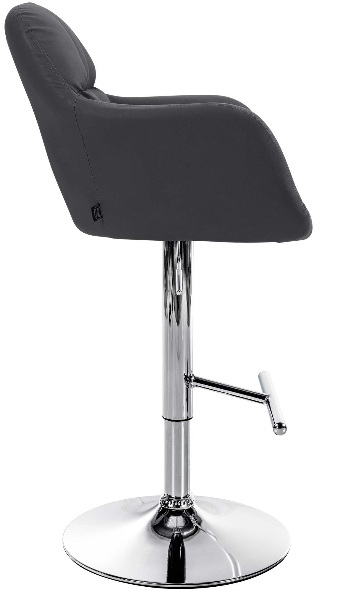 Barhocker Natoma Kunstleder chrom