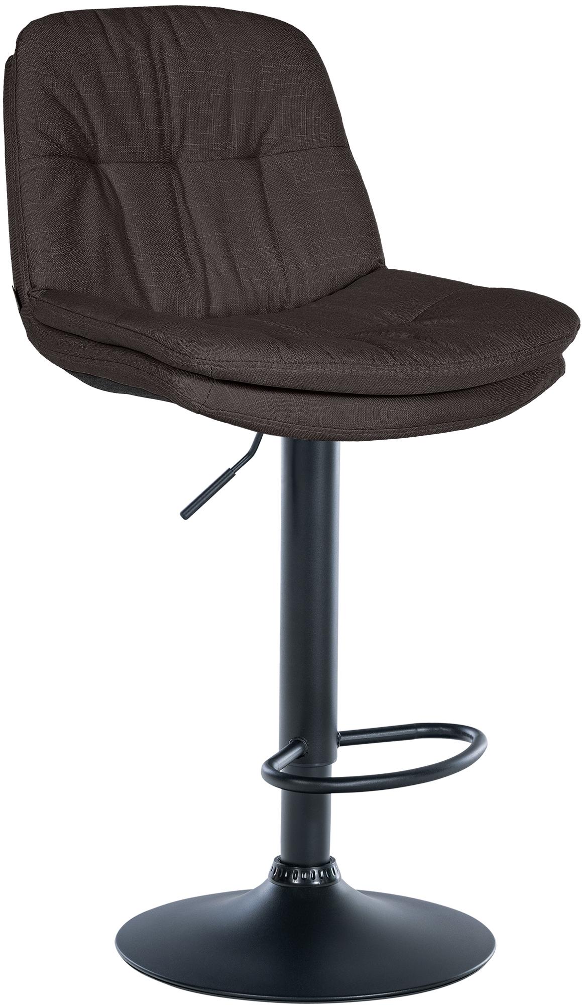 Barhocker Laurel Stoff schwarz