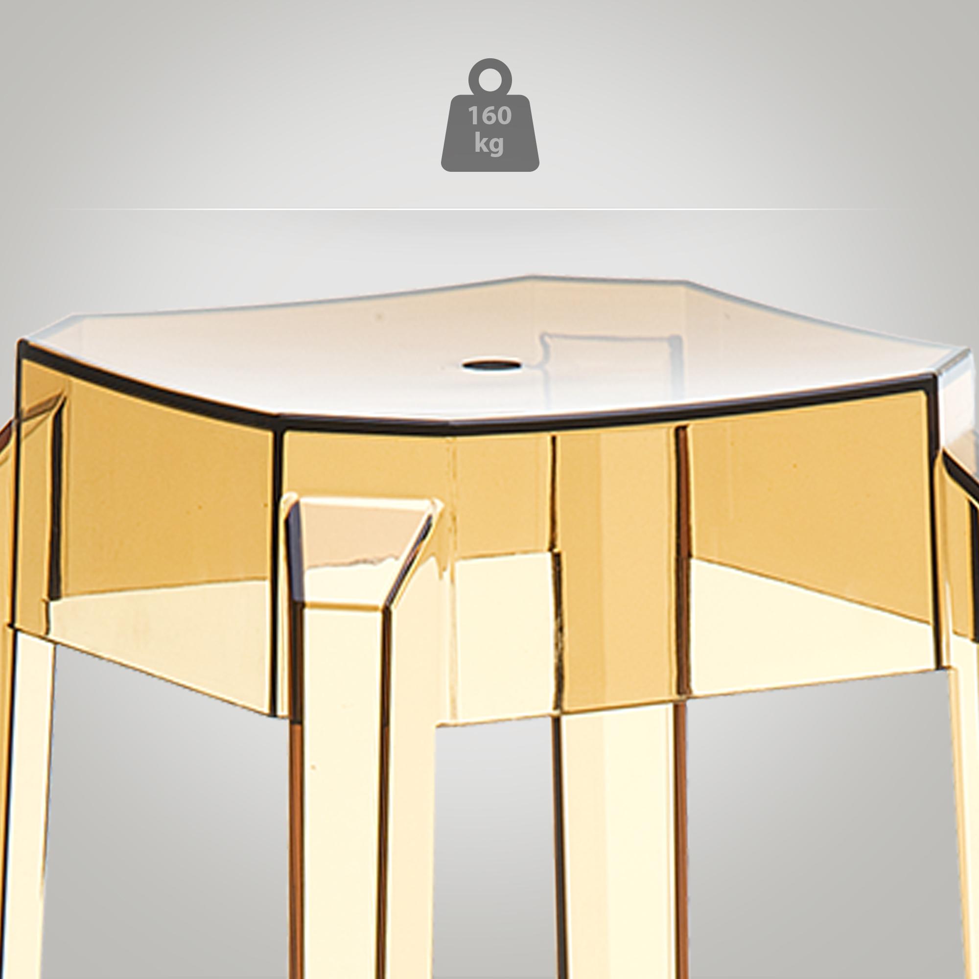 2er Set Barhocker Fox, transparent
