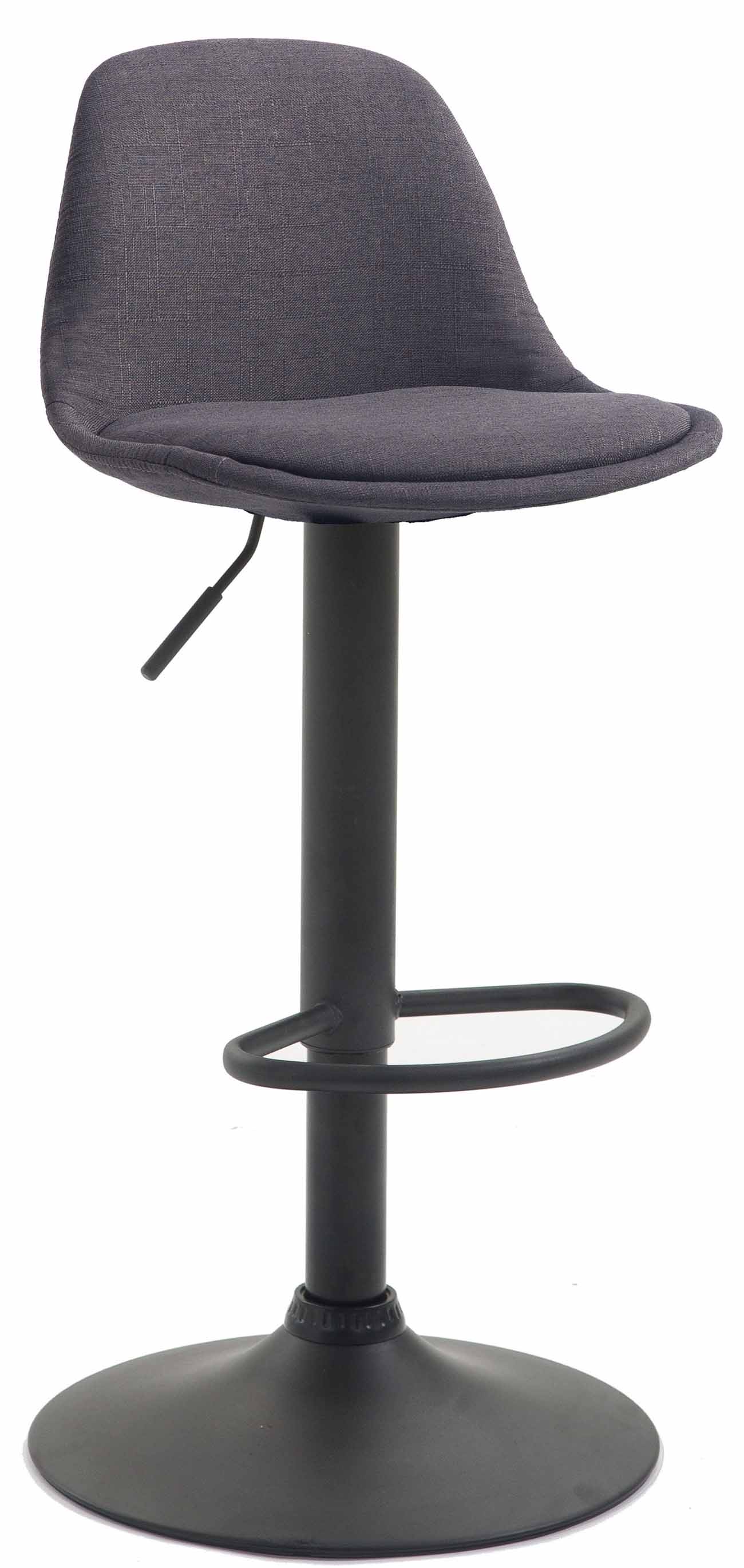 Barhocker Kiel Stoff schwarz