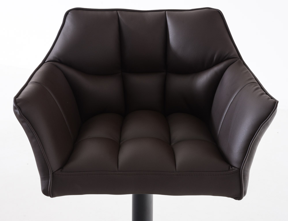 2er Set Barhocker Damaso Kunstleder schwarz