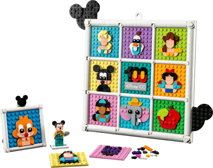 LEGO® Disney LEGO® 43221 - Disney 100 Jahre Zeichentrickikonen (1022 Teile)