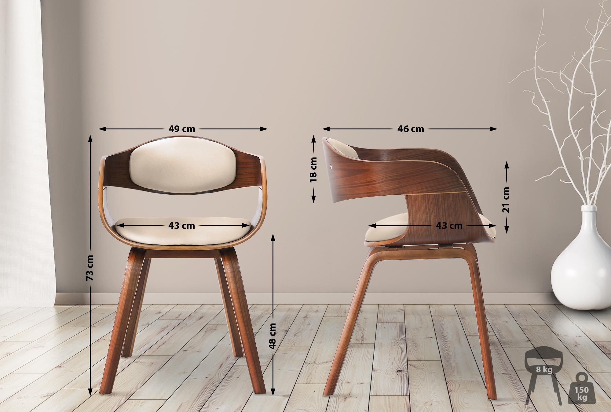 2er Set Stühle Kingston Kunstleder