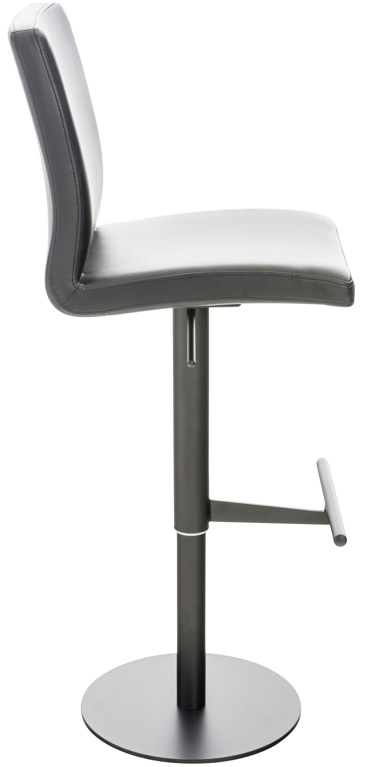 Barhocker Cadiz Kunstleder schwarz