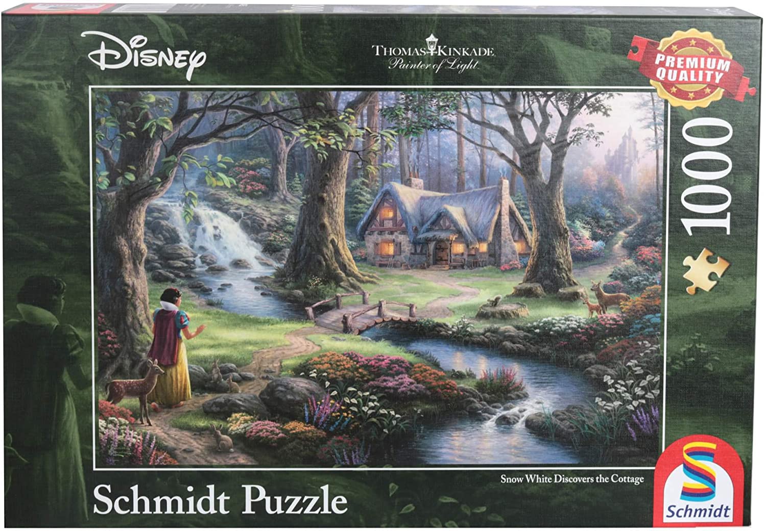 Schmidt Spiele GmbH Puzzles Disney, Schneewittchen - 1000 Teile Puzzle (Thomas Kinkade)