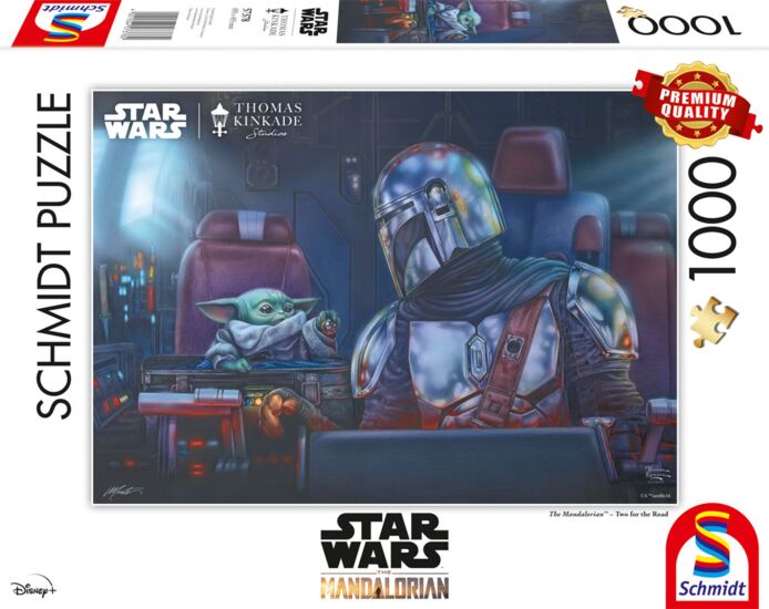 Schmidt Spiele GmbH Puzzles Lucas Film, The Mandalorian, Two for the Road - 1000 Teile Puzzle