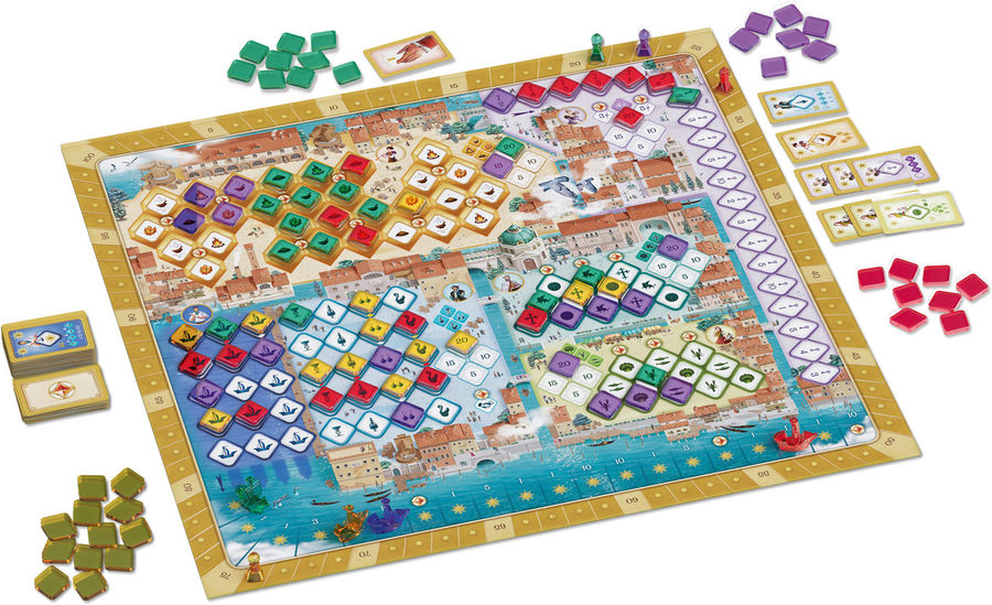 Schmidt Spiele GmbH Brettspiele & Gesellschaftsspiele Mille Fiori  - Familienspiel