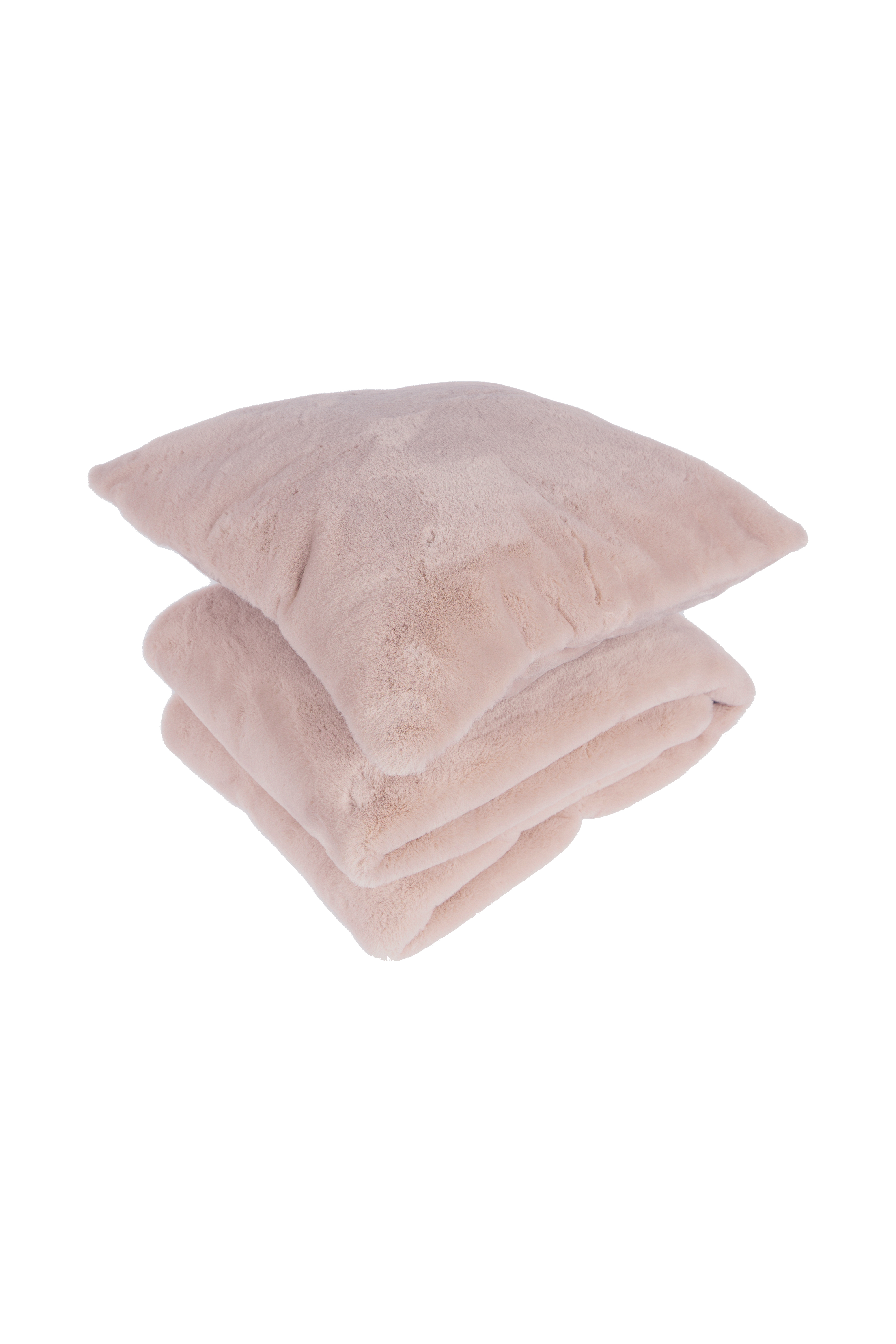 Kissen-Decken-Set Dekokissen & Decke Aimee 625 2er-Set Rosa