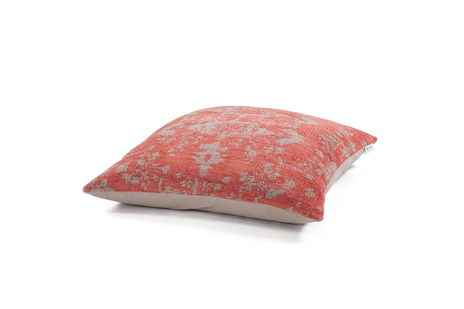 Pouf Paramount Pouf & Cushion Set 310 Rot / Taupe 80cm x 80cm