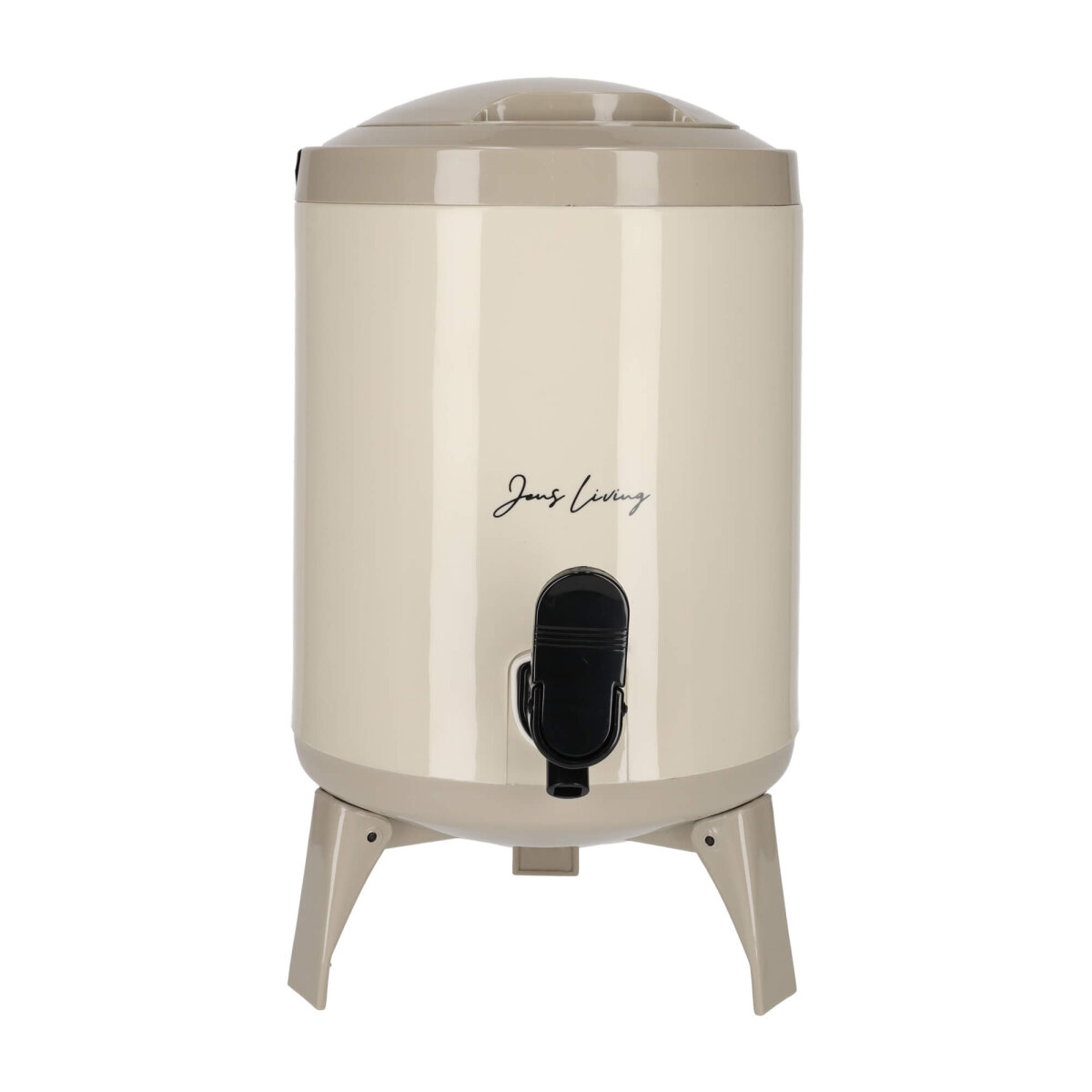 The Gift Groothandel BV JENS Living Saftspender Set mit 4 Bechern & Ständer | 4L Getränkespender für Party, Garten & Buffet | Robuste Glaskaraffe / Wasserspender – Ansicht 13