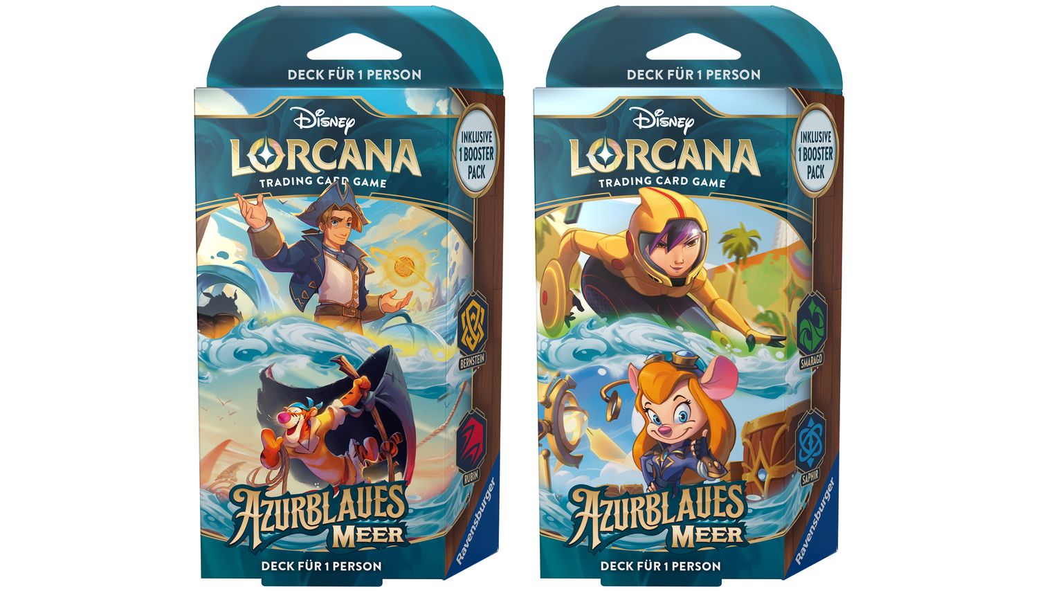 Ravensburger Disney Disney Lorcana: Set 6 - Azurite Sea - Starter Deck Display (8 pcs) - DE