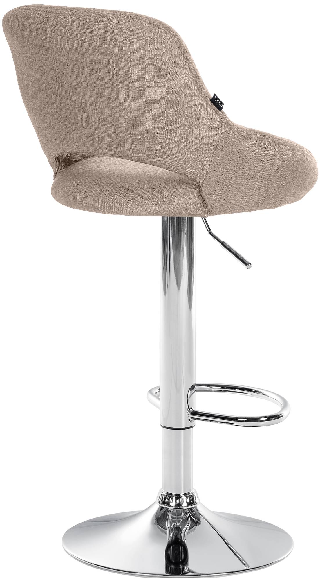 Barhocker Milet Stoff chrom