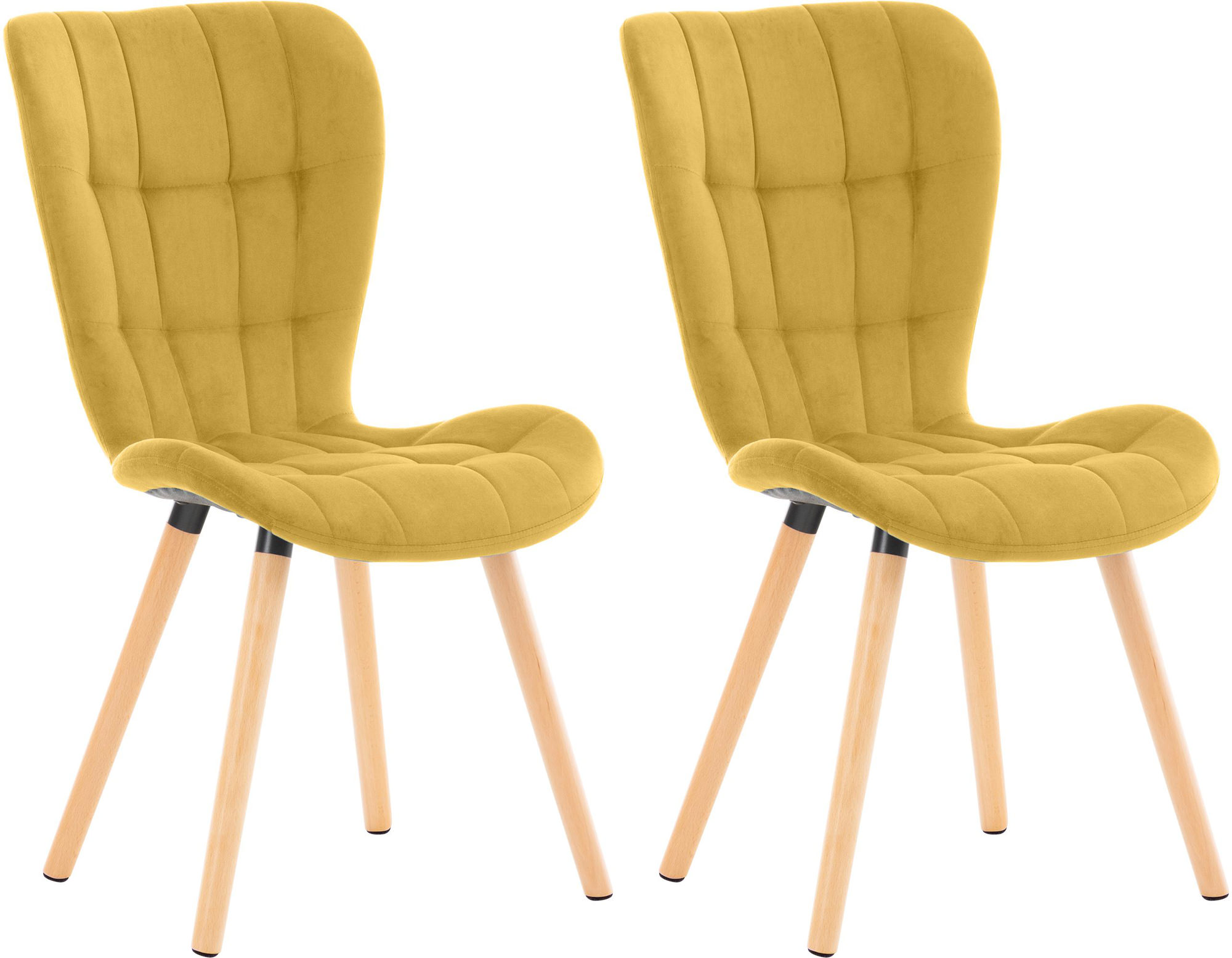 2er Set Stuhl Elda Samt