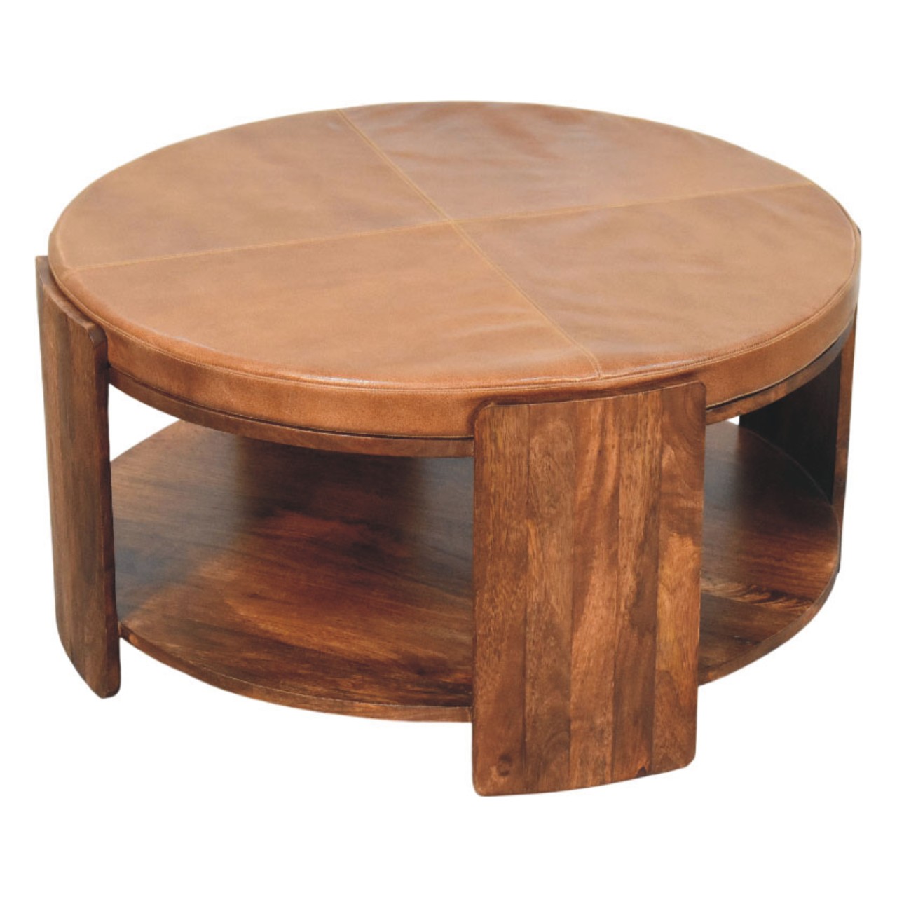 Couchtisch „Savoy“ aus Leder