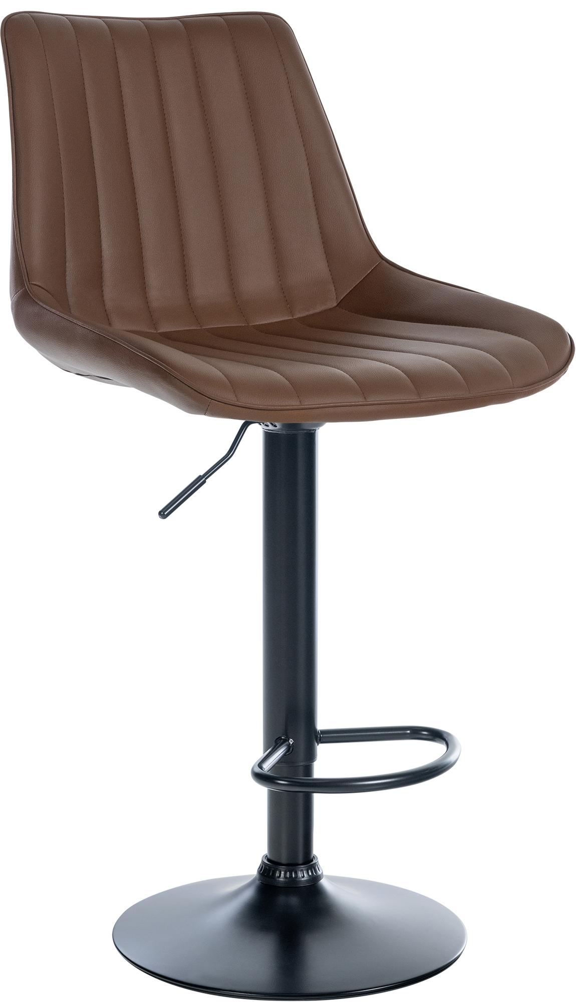 Barhocker Toni Kunstleder schwarz