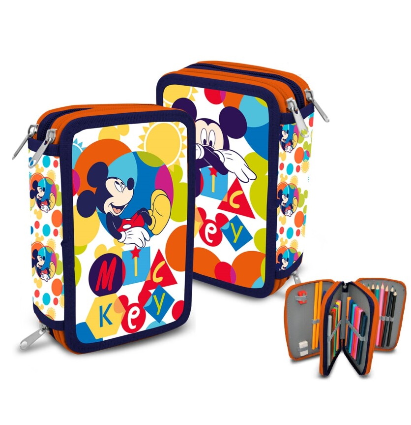 Kids Licensing Mickey Mouse Disney Mickey Mouse - Mäppchen 3-fach Reißverschluss