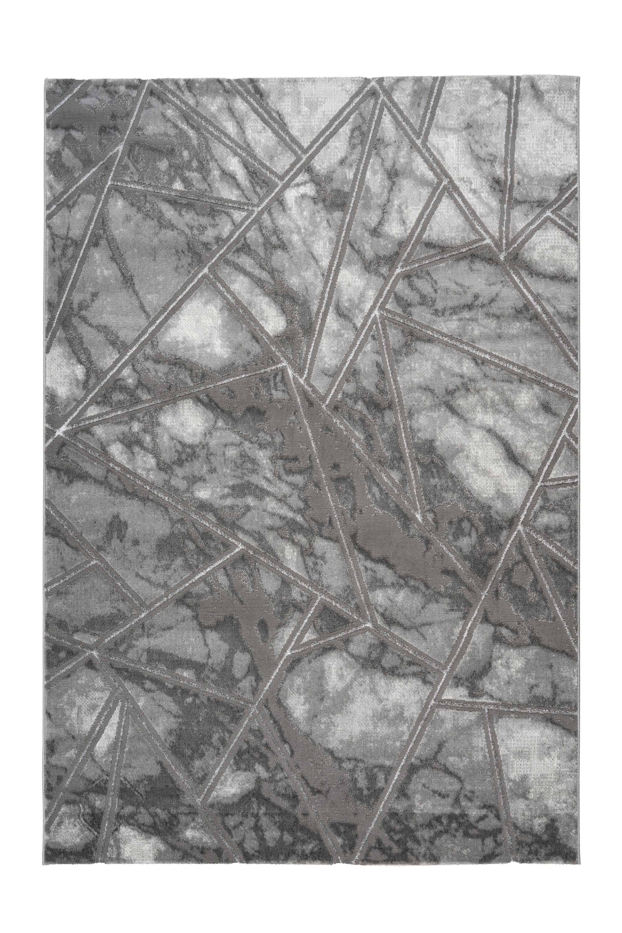 Teppich Mineral 225 Silber 120 x 170 cm