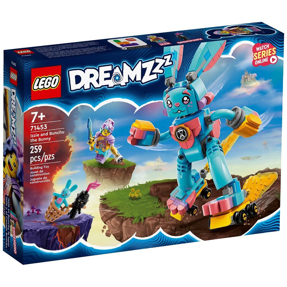 LEGO® Bau- & Konstruktionsspielzeug LEGO® 71453 - DreamZzz Izzie und ihr Hase Bunchu (259 Teile)
