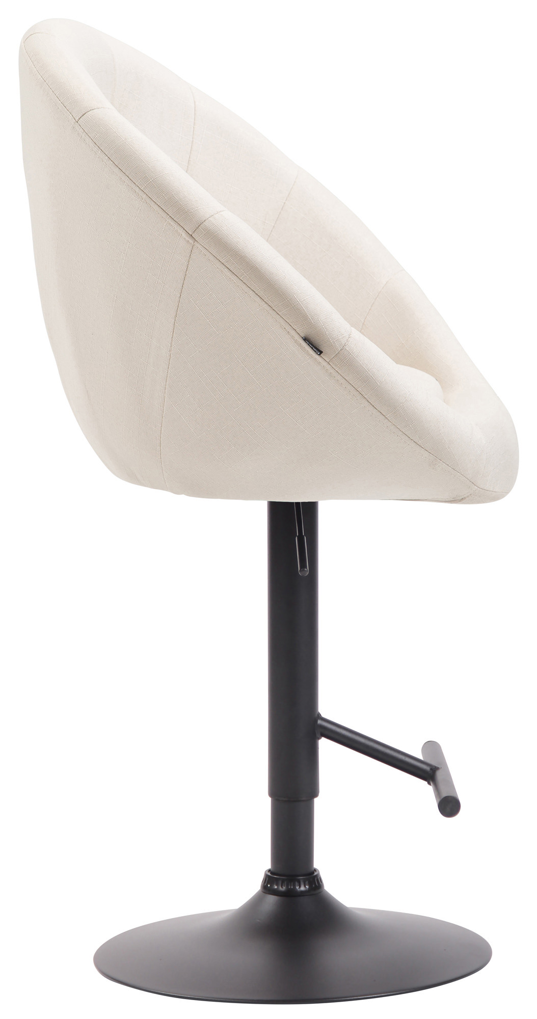 Barhocker London V2 Stoff schwarz