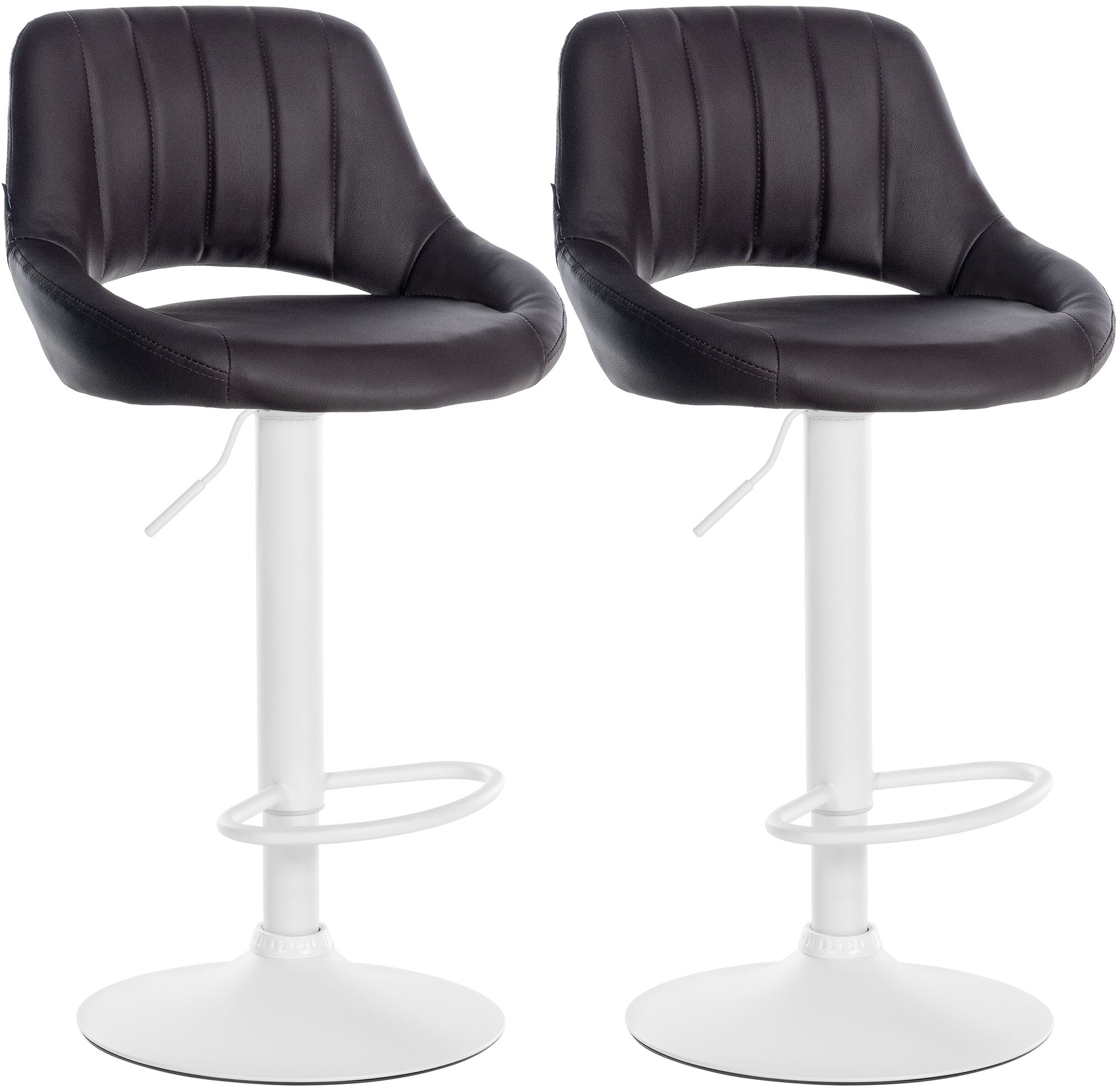 2er Set Barhocker Milet Kunstleder W