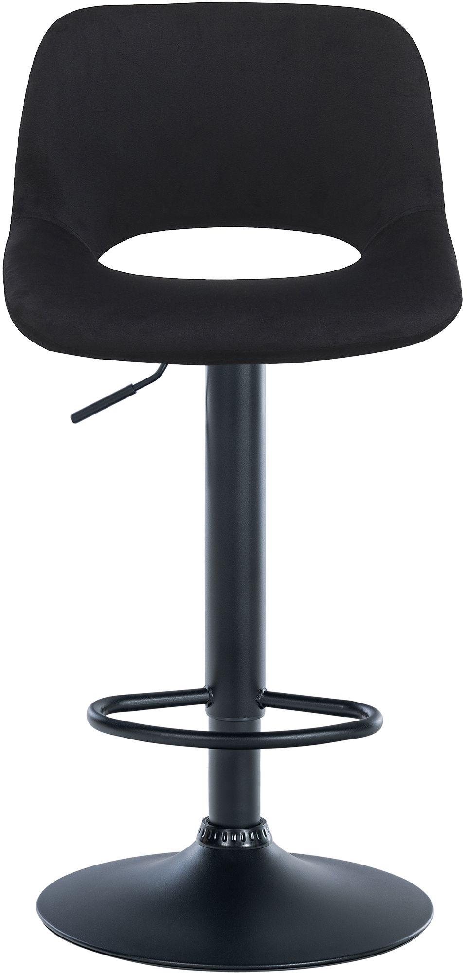 Barhocker Camden Samt schwarz