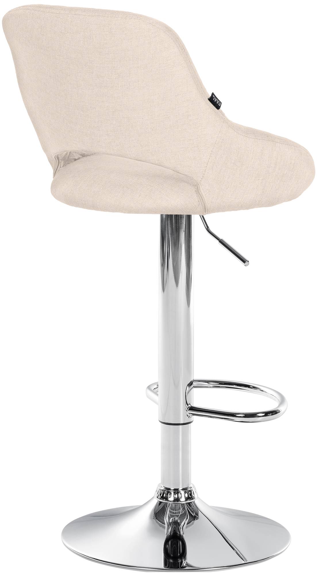 Barhocker Milet Stoff chrom