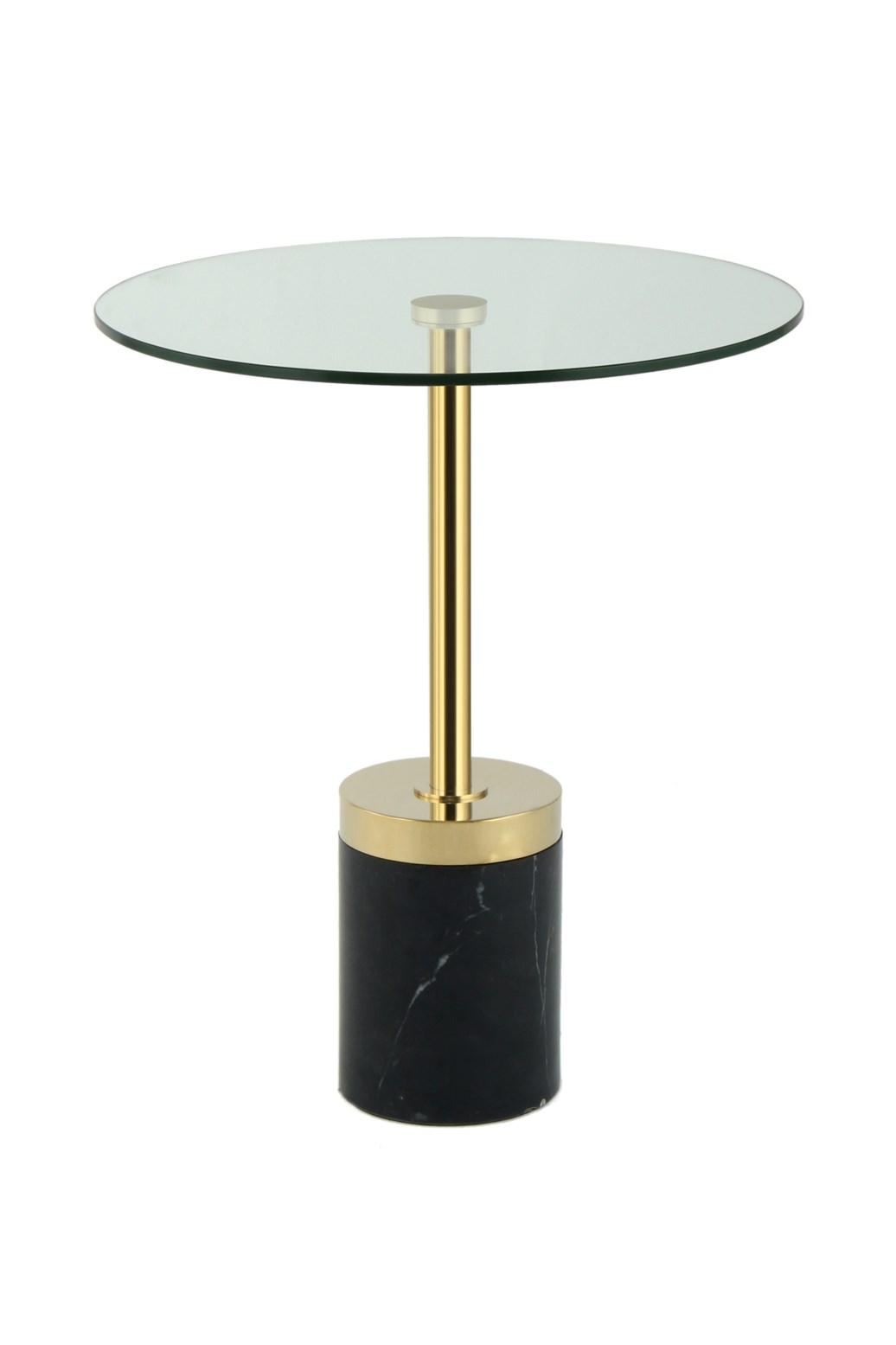 Beistelltisch Beistelltisch Lana 125 Gold / Schwarz